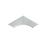 Kábeltálca irányváltó idom fedél vízszintes 90° nemesacél 304mm x RESDV 300 E3 Niedax